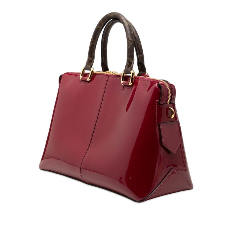 Louis Vuitton Monogram Vernis Tote Miroir Crossbody 2-Way Shoulder Bag Magenta — view 2