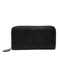 Louis Vuitton Monogram Mahina Zippy Wallet Zip Around Black Leather