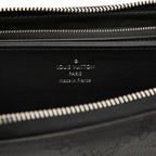 Louis Vuitton Monogram Mahina Zippy Wallet Zip Around Black Leather — view 7