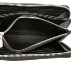 Louis Vuitton Monogram Mahina Zippy Wallet Zip Around Black Leather — view 5