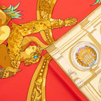 Hermes Carre 90 Hommage a Charles Garnier Loulou a Tribute to Scarf Oversized — view 4