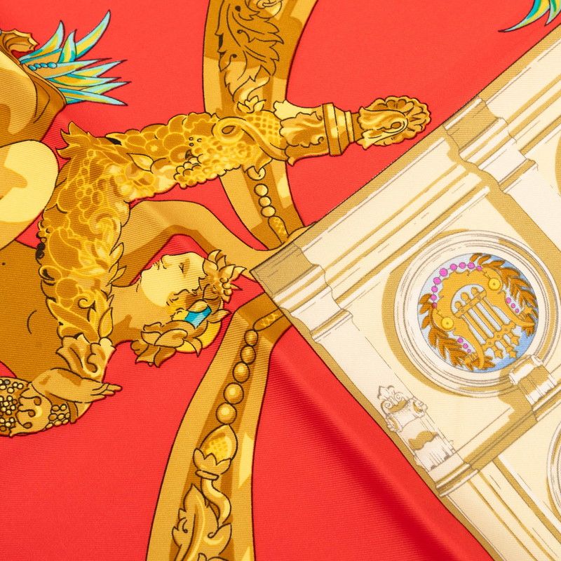 Hermes Carre 90 Hommage a Charles Garnier Loulou a Tribute to Scarf Oversized — view 4