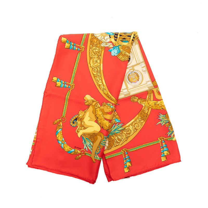 Hermes Carre 90 Hommage a Charles Garnier Loulou a Tribute to Scarf Oversized — view 2