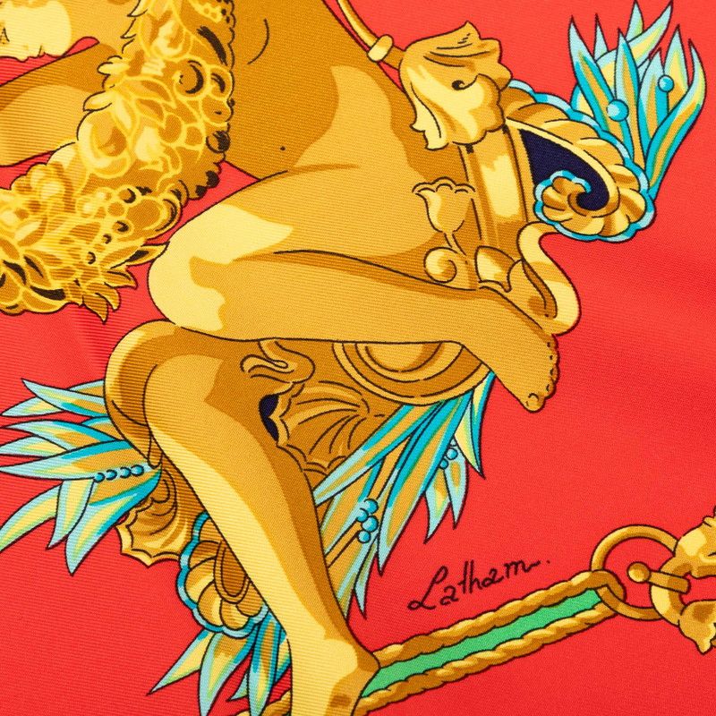 Hermes Carre 90 Hommage a Charles Garnier Loulou a Tribute to Scarf Oversized — view 5