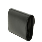 Celine Triomphe Bifold Wallet Small Flap Black Leather — view 2