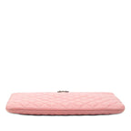 Chanel CC Logo Boy Clutch Pink Lambskin — view 3
