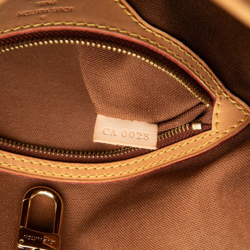 Louis Vuitton Monogram Batignolles Vertical Tote / Shoulder Bag Brown Leather — view 6