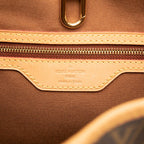 Louis Vuitton Monogram Batignolles Vertical Tote / Shoulder Bag Brown Leather — view 5