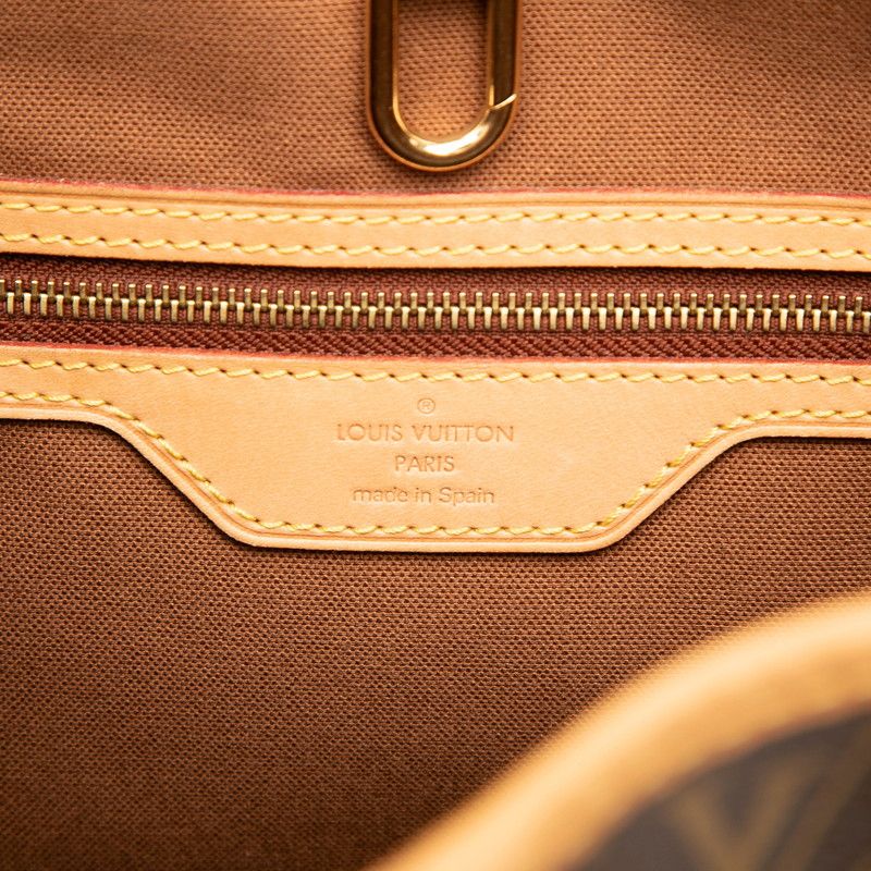 Louis Vuitton Monogram Batignolles Vertical Tote / Shoulder Bag Brown Leather — view 5