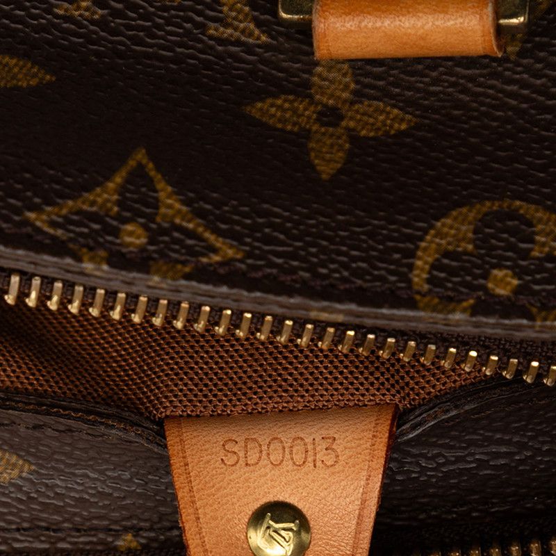 Louis Vuitton Monogram Cabas Piano Tote Shoulder Bag Brown Leather — view 6