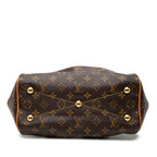 Louis Vuitton Monogram Tivoli PM Handbag Brown Leather — view 3