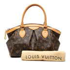 Louis Vuitton Monogram Tivoli PM Handbag Brown Leather — view 7