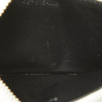 Saint Laurent Cassandra YSL Logo Fragment Case Zip Card Ivory Silver Leather — view 6