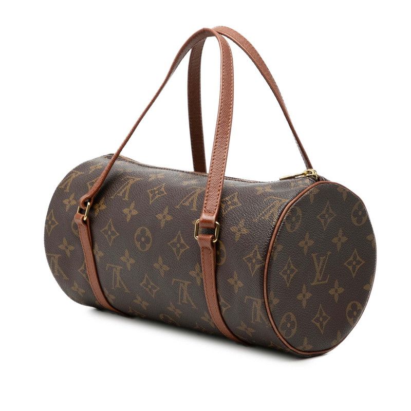 Louis Vuitton Monogram Papillon 26 Handbag Brown Leather — view 2