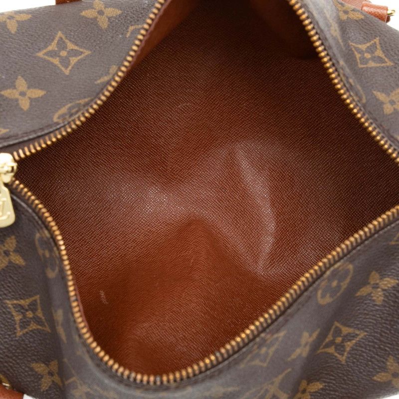 Louis Vuitton Monogram Papillon 26 Handbag Brown Leather — view 4
