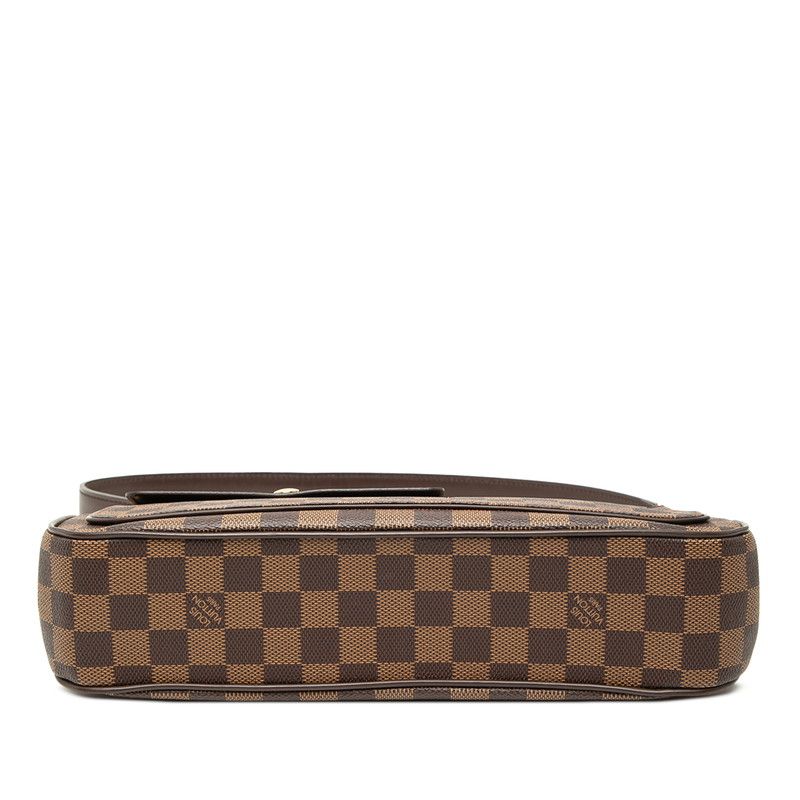 Louis Vuitton Damier Overny Shoulder Bag Brown Leather — view 3