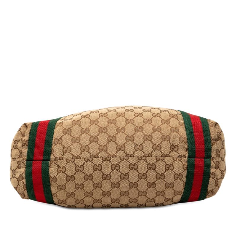 Gucci GG Canvas Sherry Line Tote Beige — view 3