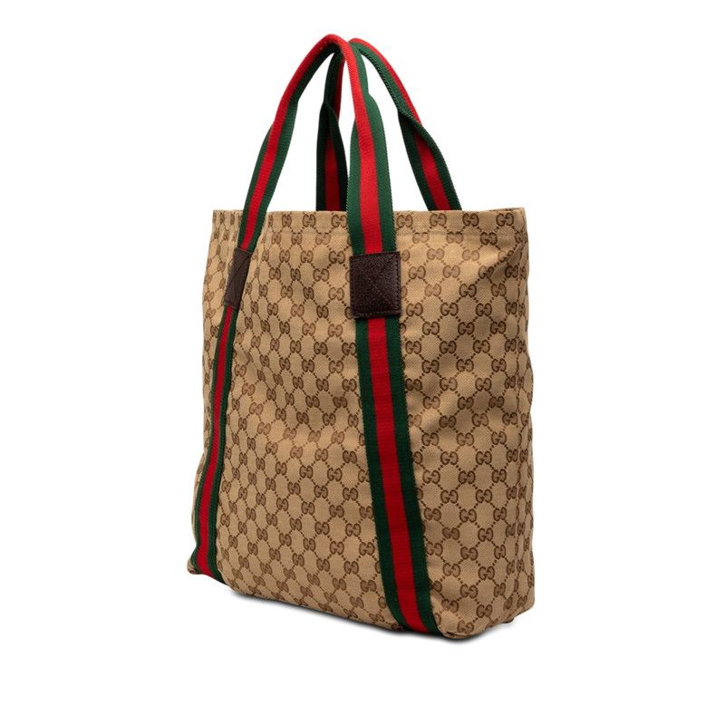 Gucci GG Canvas Sherry Line Tote Beige — view 2