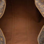 Louis Vuitton Monogram Keepall Bandouliere 45 Boston Bag 2-Way Brown Leather — view 4