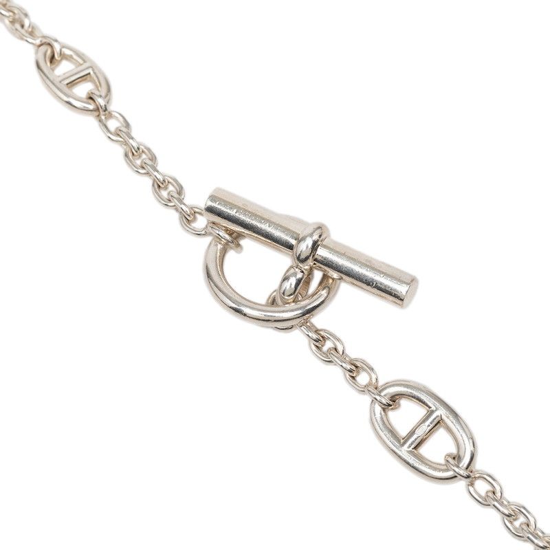 Hermes Chaine D'ancre Farandole 120 Long Necklace Silver — view 3