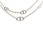 Hermes Chaine D'ancre Farandole 120 Long Necklace Silver — view 2