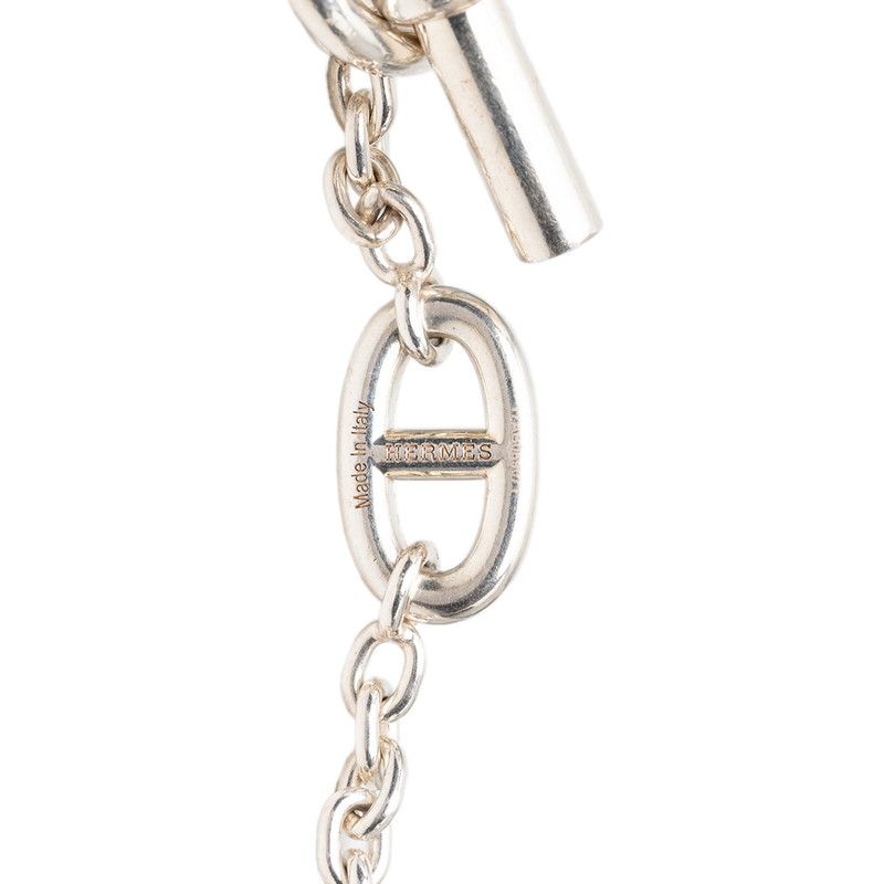 Hermes Chaine D'ancre Farandole 120 Long Necklace Silver — view 5