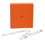 Hermes Chaine D'ancre Farandole 120 Long Necklace Silver — view 6