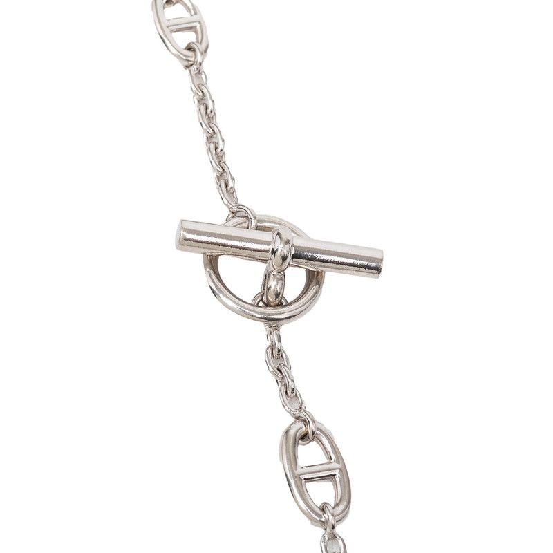 Hermes Chaine D'ancre Farandole 120 Long Necklace Silver — view 5