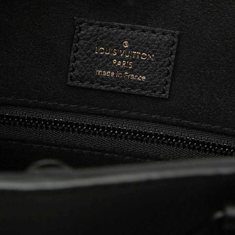 Louis Vuitton Lockme Tote PM Handbag Shoulder 2-Way Noir Black Gray Nappa — view 5