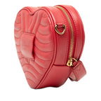 Louis Vuitton la Braclette Heart New Wave Crossbody Shoulder Bag Red Leather — view 2