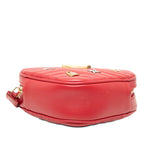 Louis Vuitton la Braclette Heart New Wave Crossbody Shoulder Bag Red Leather — view 3