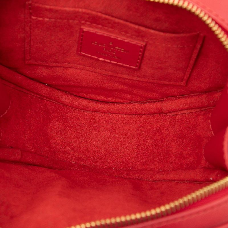 Louis Vuitton la Braclette Heart New Wave Crossbody Shoulder Bag Red Leather — view 5