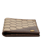 Gucci GG Supreme Wallet Billfold Beige Brown Leather — view 3