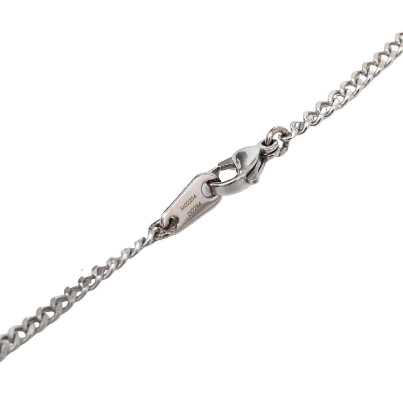 Louis Vuitton Monogram Pendant with Waxed Chain Silver Metal — view 4