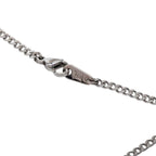 Louis Vuitton Monogram Pendant with Waxed Chain Silver Metal — view 5