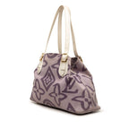 Louis Vuitton Monogram Taisienne PM Tote Shoulder Bag Lila Purple Canvas Leather — view 2