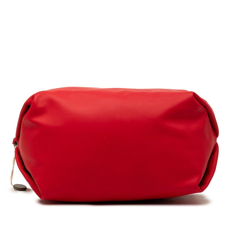 Bottega Veneta Pouch Red Leather — view 3