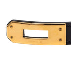 Hermes Mini Kelly Double Tour Bracelet M Black Brown Swift — view 4