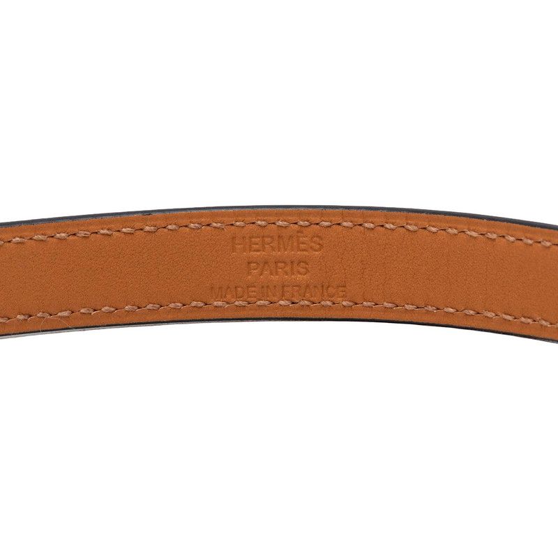 Hermes Mini Kelly Double Tour Bracelet M Black Brown Swift — view 6
