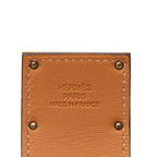 Hermes K-tall Bracelet Black Veau Epsom Plated — view 6