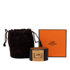 Hermes K-tall Bracelet Black Veau Epsom Plated — view 7