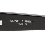 Saint Laurent YSL Logo Asian Fit Sunglasses Eyewear Black Acetate — view 5