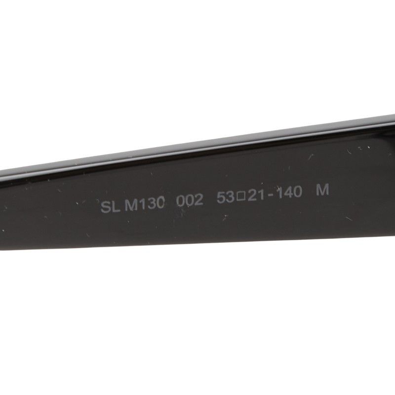 Saint Laurent YSL Logo Asian Fit Sunglasses Eyewear Black Acetate — view 6