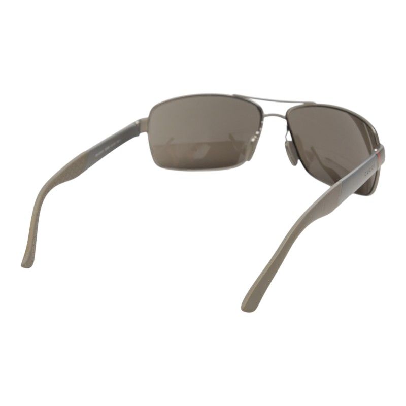 Gucci Sherry Line Double Bridge Sunglasses Eyewear S Gray Acetate — view 3