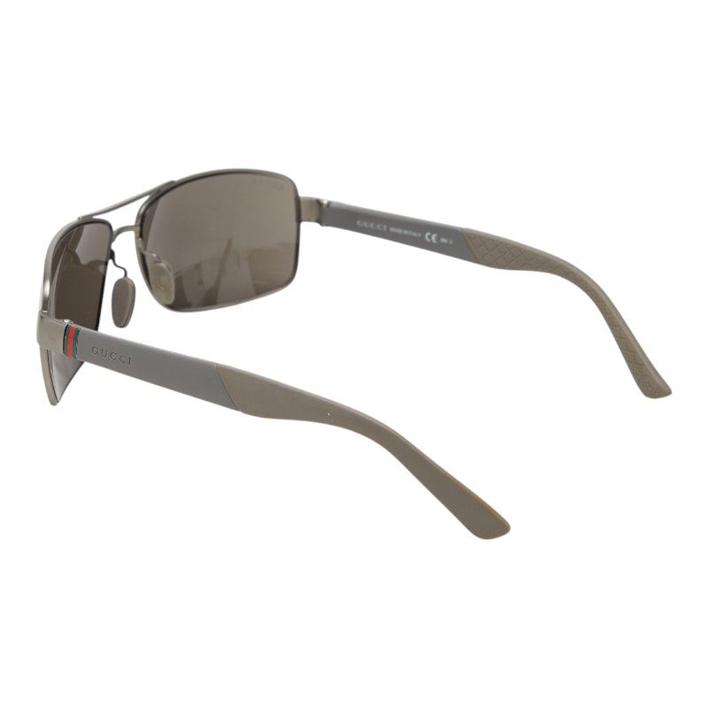 Gucci Sherry Line Double Bridge Sunglasses Eyewear S Gray Acetate — view 2