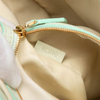 Louis Vuitton Monogram Savia Cabas GM Tote Shoulder Beige Green Canvas Leather — view 6