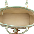 Louis Vuitton Monogram Savia Cabas GM Tote Shoulder Beige Green Canvas Leather — view 4