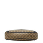 Gucci Diamante Clutch Beige Black Leather — view 3