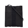 Hermes Her Line Crossbody Shoulder Bag Pochette Gray Canvas