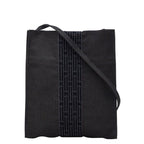 Hermes Her Line Crossbody Shoulder Bag Pochette Gray Canvas